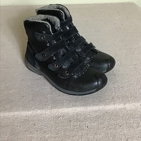 Timberland Women’s black Smart wool  leather Vibram  sole boots  Sz. 7.5 EUC - Picture 5 of 10